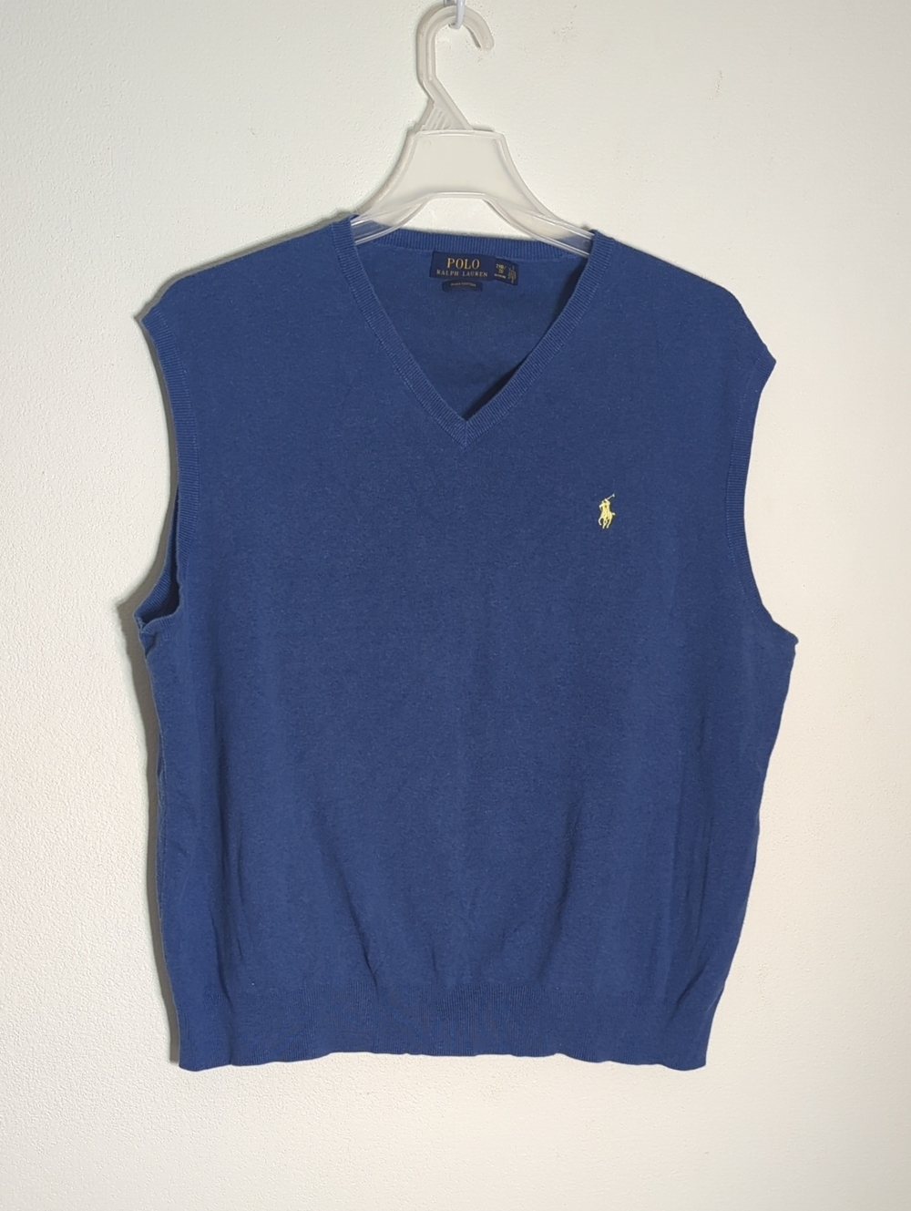 Polo Ralph Lauren Mens Sweater Vest 100% Pima Cotton Quiet Luxury Big Tall 2XB